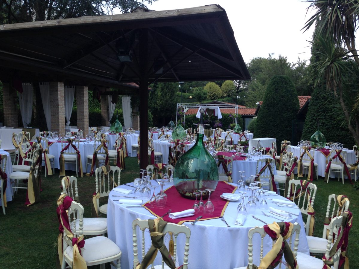 Giuseppe and Patricia wedding tables decoration